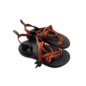 Chaco Z Cloud 2 Womens Sandals Orange Yellow Hiking Shoes Size 8
